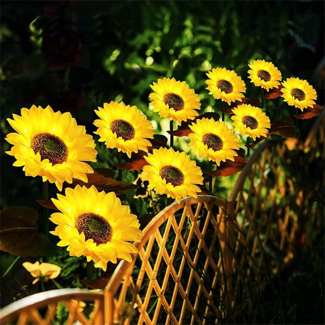 🌻  NU 50% KORTING! 🌞 Zonnebloem tuinlamp op zonne-energie – LED-verlichting & realistisch ontwerp ✨