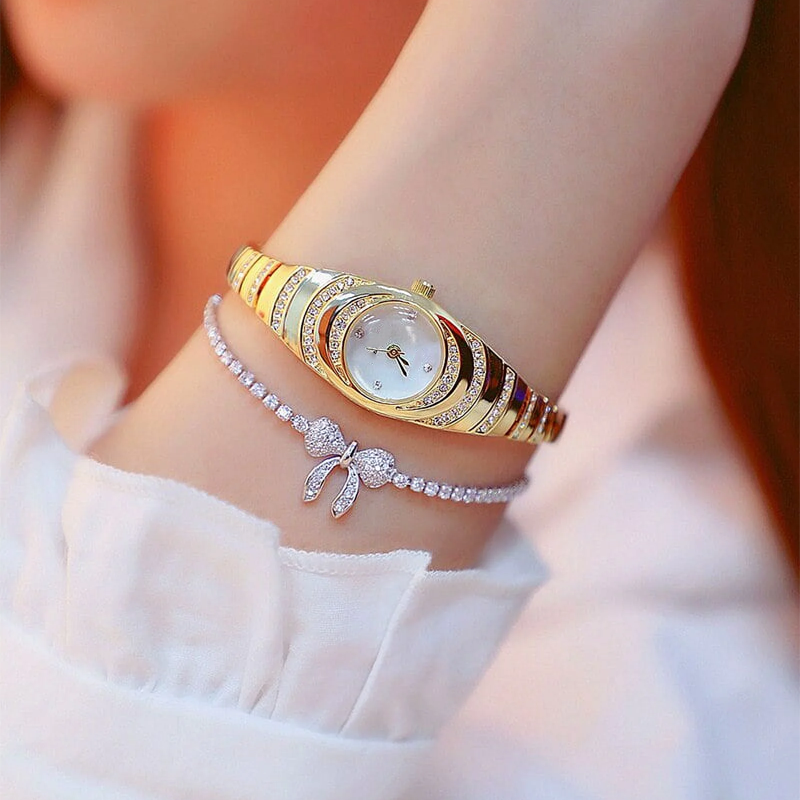 💜LAST DAY PROMOTION - 50%OFF💜Women’s Rhinestone Bracelet Watch