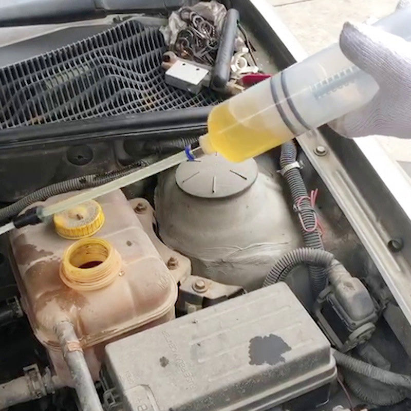 🔥50% KORTING🔥 500 ml olie- en vloeistofafzuiger, brandstofafzuigpomp voor auto's, handmatige olieafzuigpomp met snelle aanzuiging