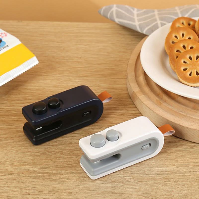 2-in-1 mini draagbare oplaadbare zakkensluit- en snijmachine