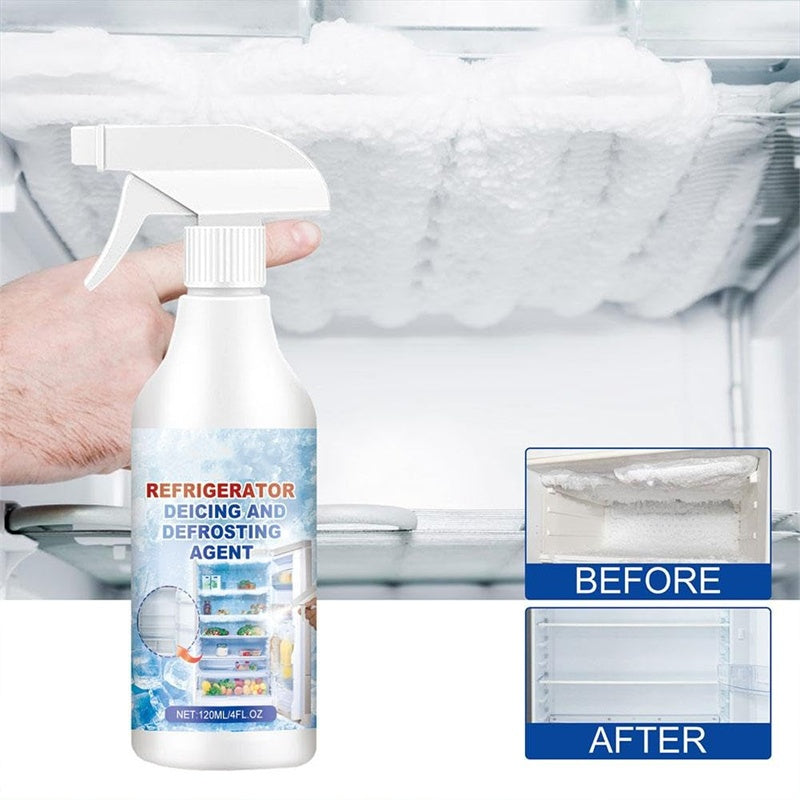 💥💥Dutch hit! 72 uur lang frisheid. Een must-have voor in de koelkast🔥——Ontdooispray voor Koelkastvriezer❄️