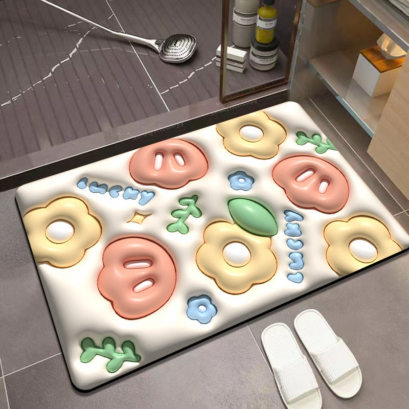 3D visuele antislip absorberende mat