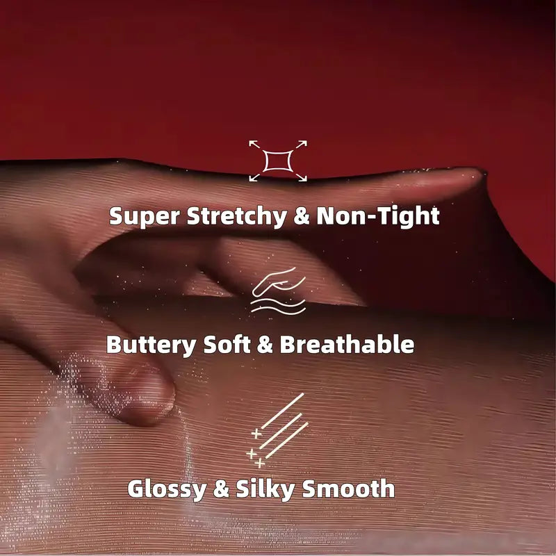💜LAATSTE DAG - KOOP 1 KRIJG 1 GRATIS💜Glanzende, doorschijnende panty's voor dames