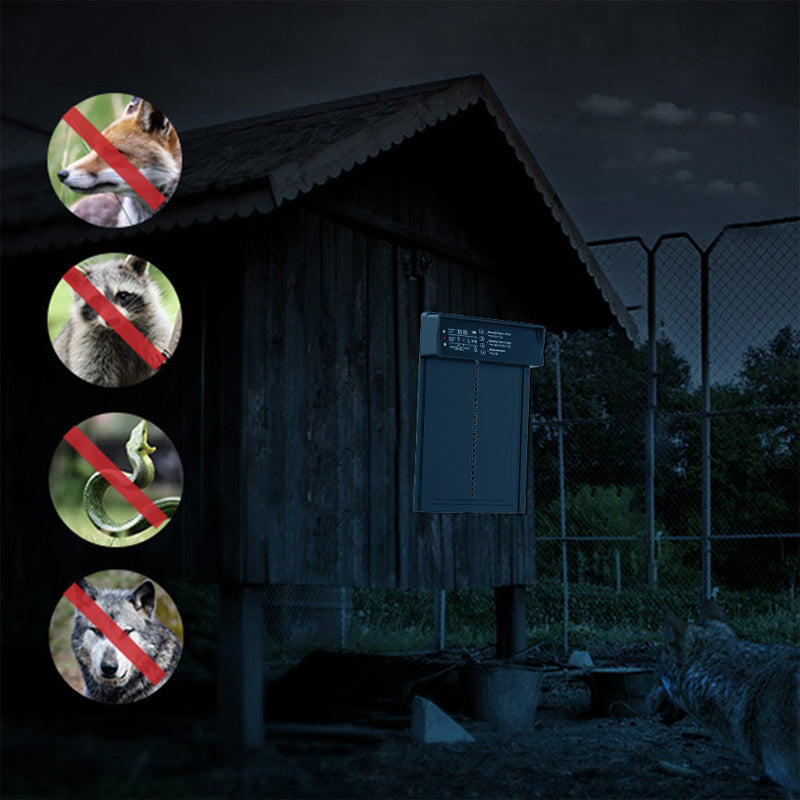 🔥🔥Nieuw binnen 50% KORTING🎁Zonne-energie automatische kippenhokdeur