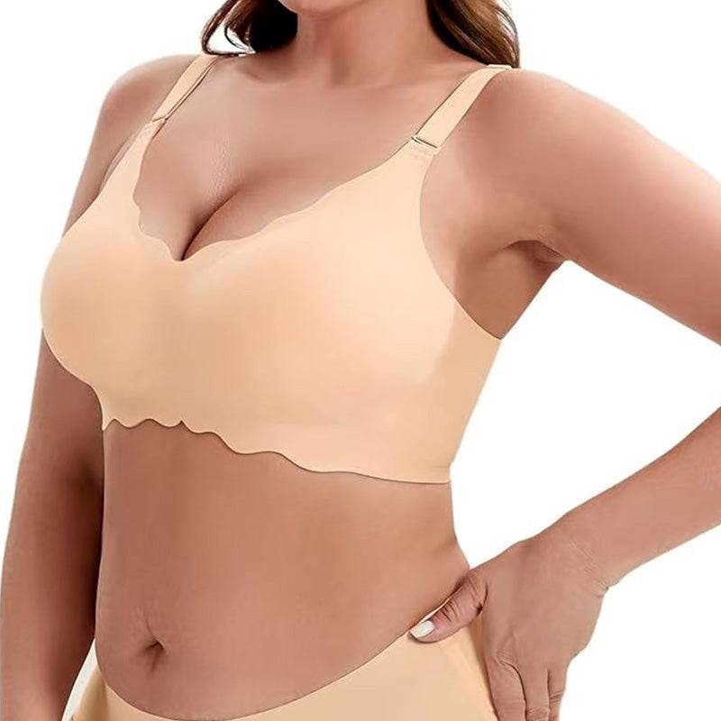 ✨1+1 gratis💥Diepe V-hals Push-up beugelloze naadloze beha