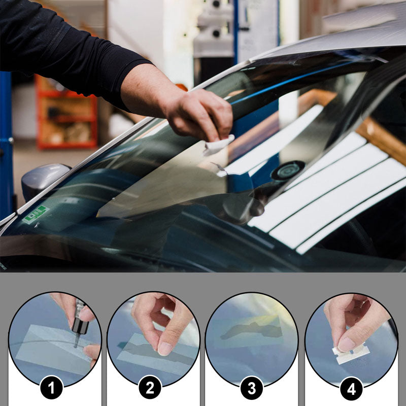 🔥 Koop 1, Krijg 1 Gratis! Auto Ruit Reparatie Set – Snel & Eenvoudig Barsten Herstellen, Voorkom Duur Vervangen