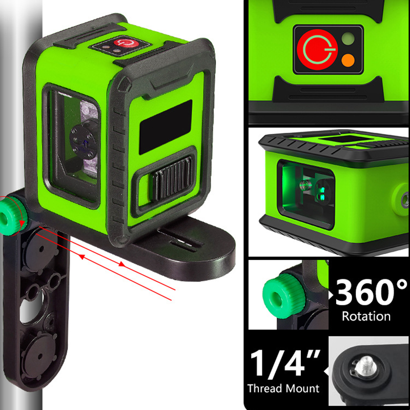 📐NU 50% KORTING!🔦 Mini-kruislijnlaser met hoge precisie – Zelfnivellerend, verticale/horizontale lijnen en compact ontwerp 🔧
