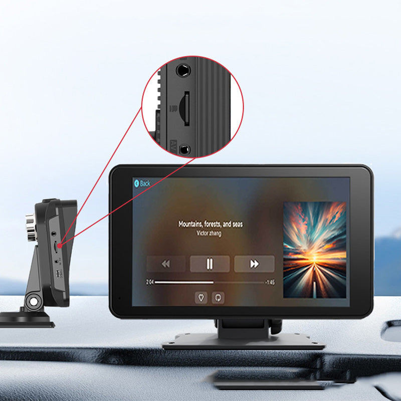 🔥🎁Nieuw binnen 50% KORTING-Draagbaar CarPlay-compatibel infotainmentsysteem voor meerdere apparaten met volledig scherm voor in de auto