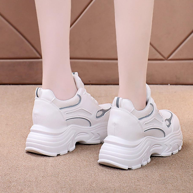 🎁2026 Nieuw binnen 50% KORTING💥Ademende casual damesschoenen met dikke zool