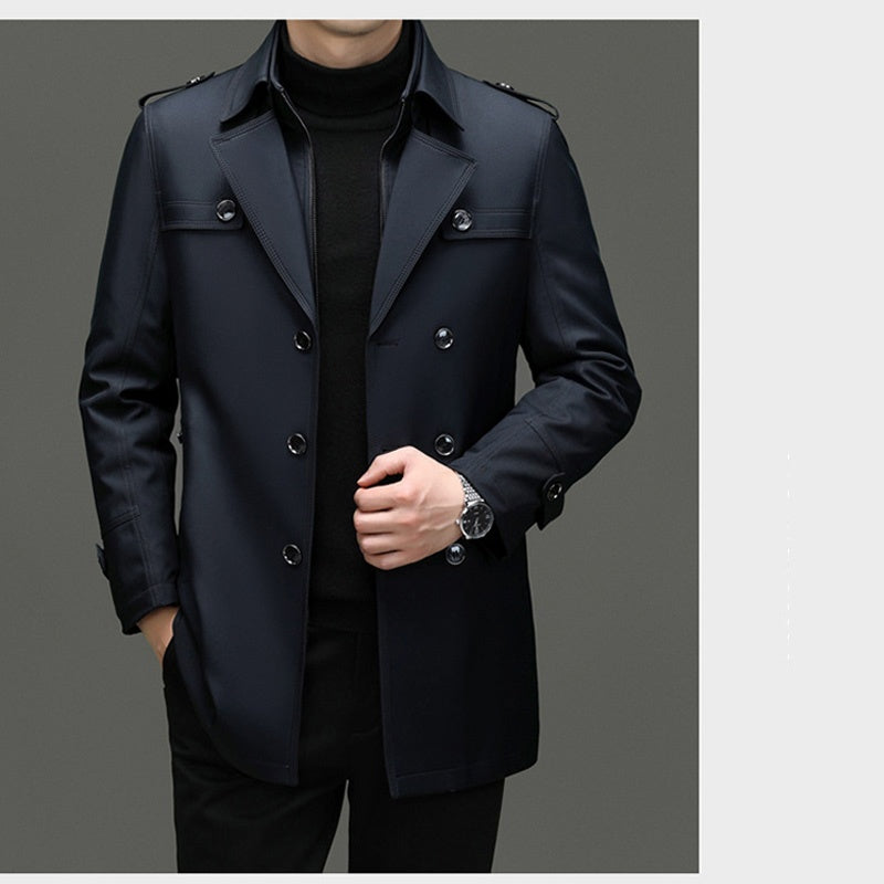 Trenchcoat voor heren – Tijdloos stijl voor elk seizoen! 🧥✨