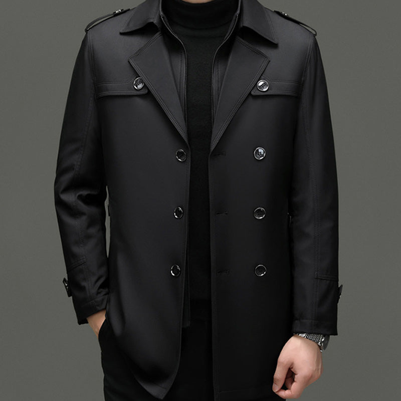 Trenchcoat voor heren – Tijdloos stijl voor elk seizoen! 🧥✨