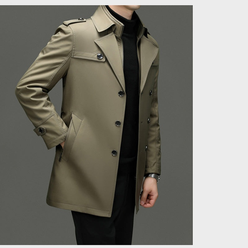 Trenchcoat voor heren – Tijdloos stijl voor elk seizoen! 🧥✨