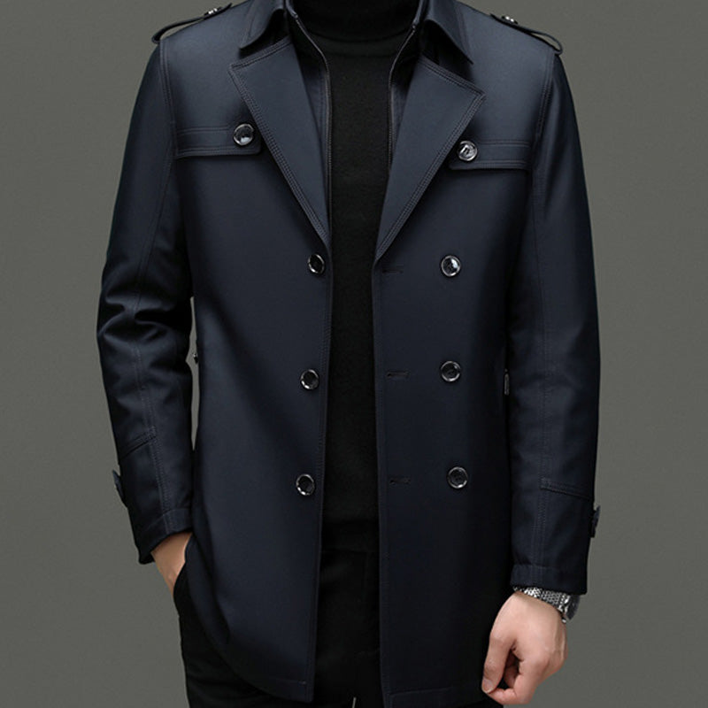 Trenchcoat voor heren – Tijdloos stijl voor elk seizoen! 🧥✨