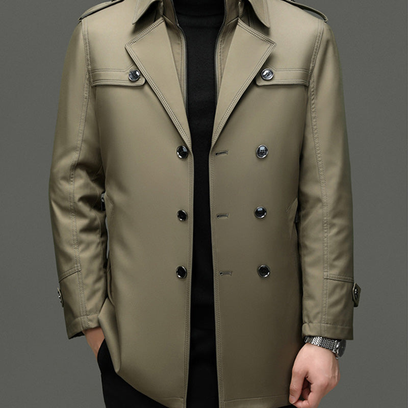 Trenchcoat voor heren – Tijdloos stijl voor elk seizoen! 🧥✨
