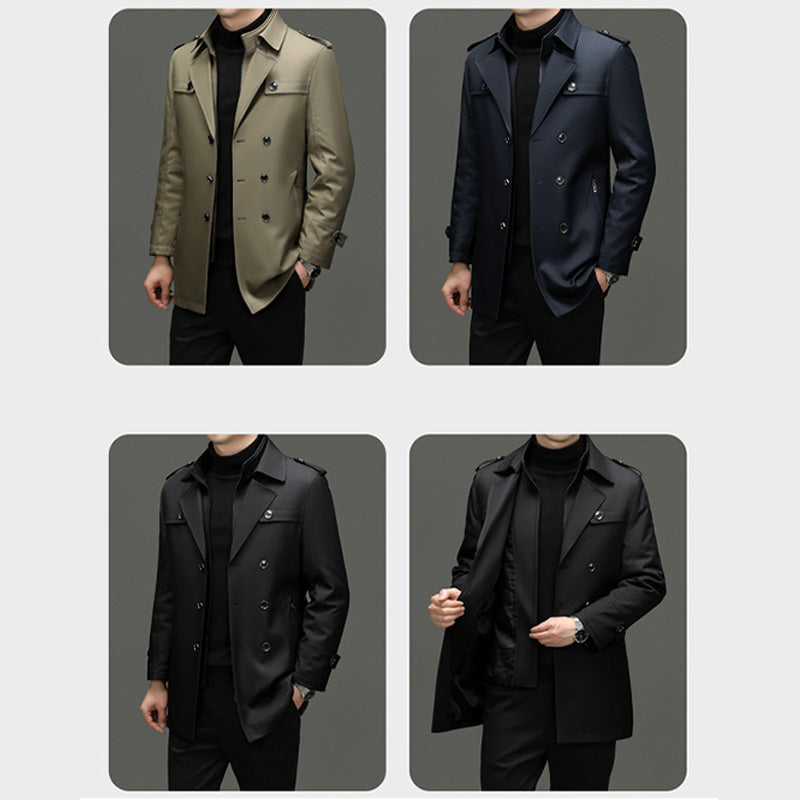 Trenchcoat voor heren – Tijdloos stijl voor elk seizoen! 🧥✨