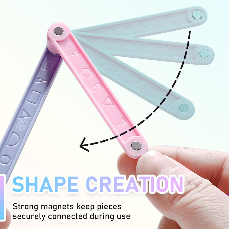 19-delige magnetische geometrieset