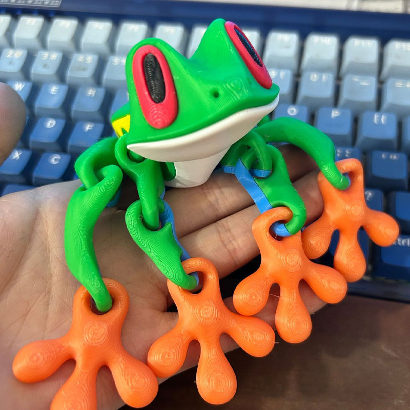 🐸 Schattige 3D Kikker Koelkastmagneet – Sterk Magneet, Leuke Decoratie & Perfecte Cadeaukeus!