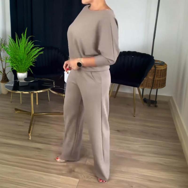 ⏳Tijdelijke aanbieding⏰Elegante 3-delige set inclusief lange cardigan, top en broek💞