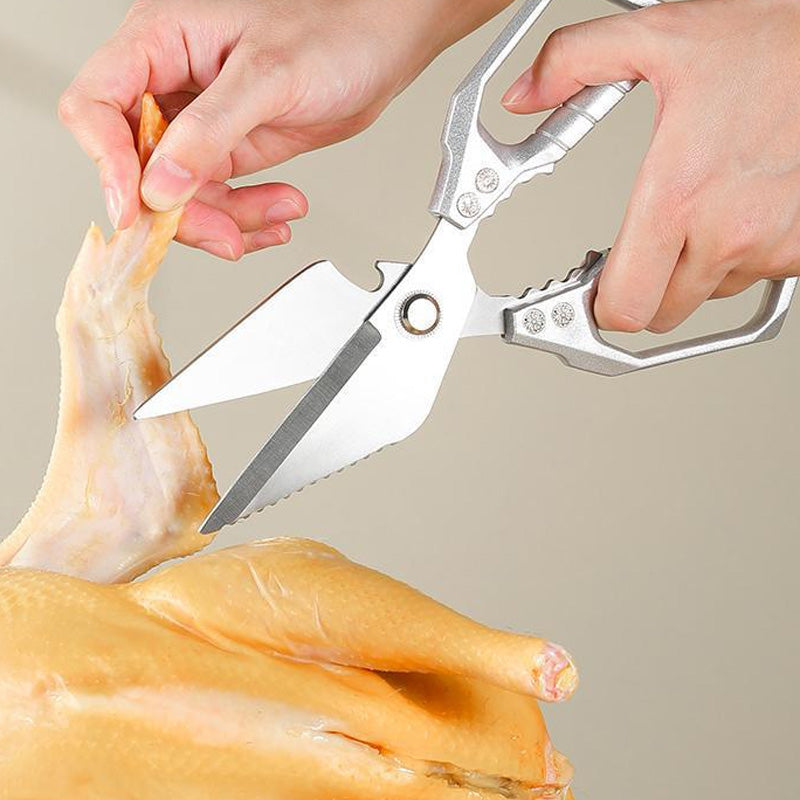 ✂️ De enige keukenschaar die je nodig hebt – Snijdt kip, kruiden, verpakkingen én noten!