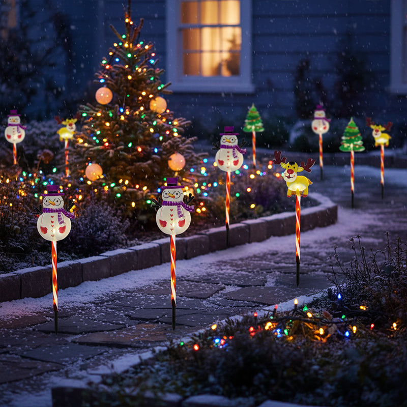 🎄🎁6-pack bewegende kerstboomlampjes