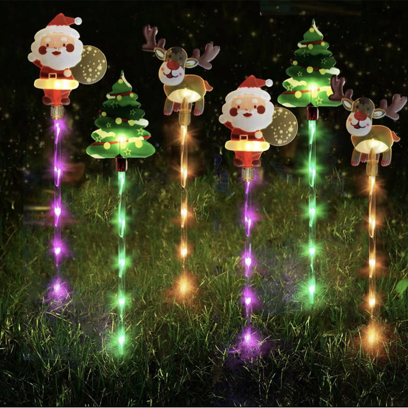 🎄🎁6-pack bewegende kerstboomlampjes