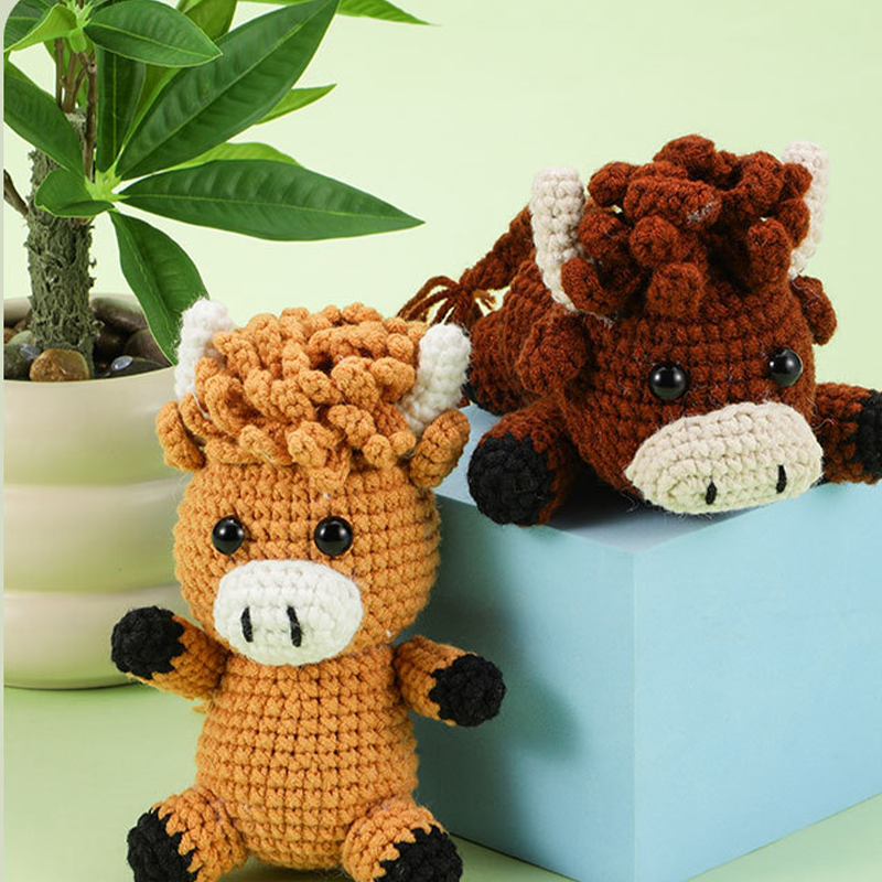 🔥Zolang de voorraad strekt 40% korting!🎉DIY-set voor het met de hand breien van dieren voor beginners