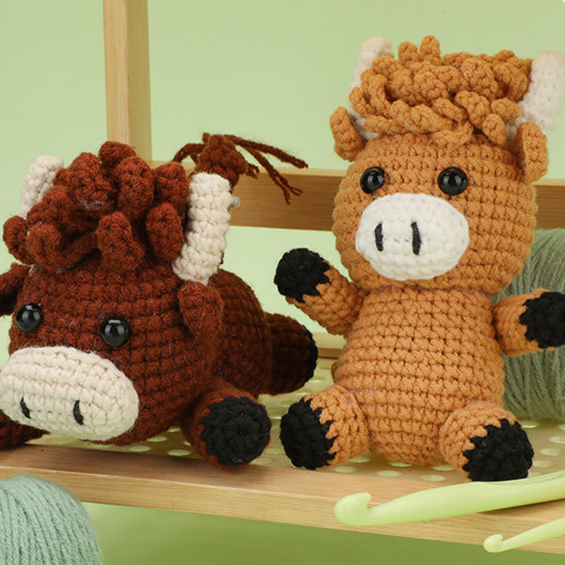 🔥Zolang de voorraad strekt 40% korting!🎉DIY-set voor het met de hand breien van dieren voor beginners