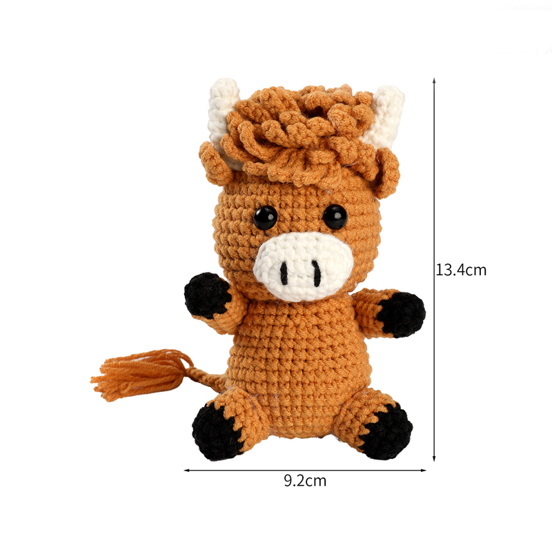 🔥Zolang de voorraad strekt 40% korting!🎉DIY-set voor het met de hand breien van dieren voor beginners