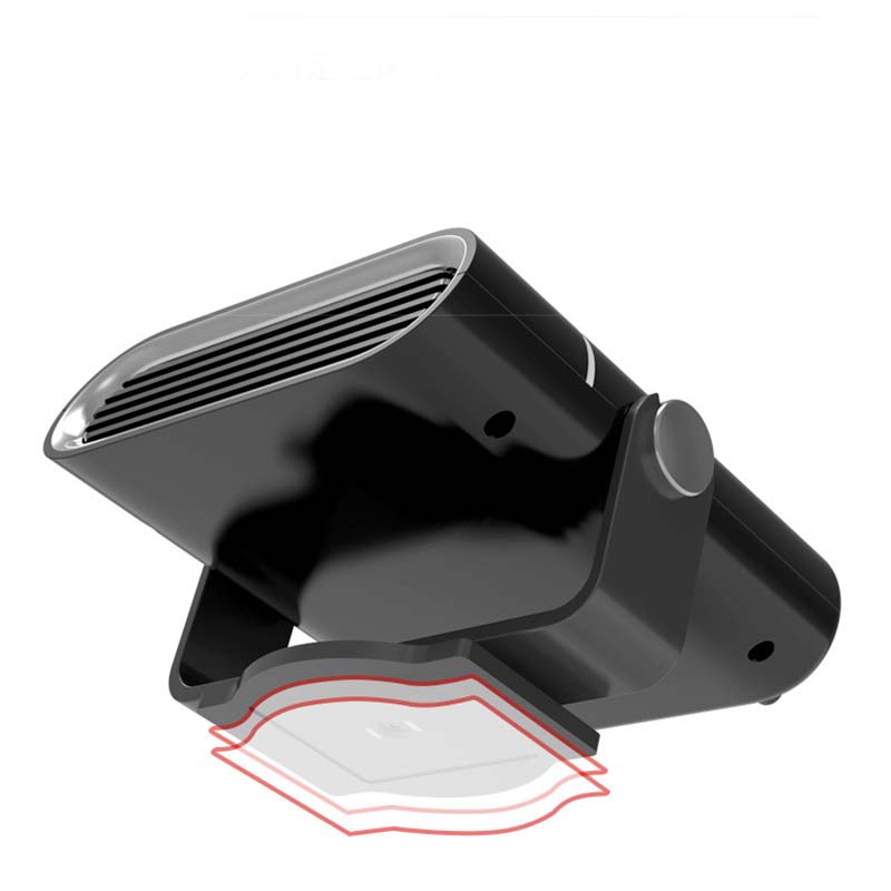 2-in-1 Draagbare Autoverwarming met 360° Rotatie