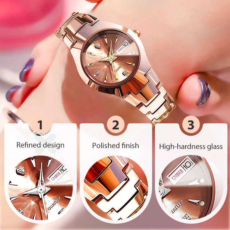 Elegant waterdicht dameshorloge