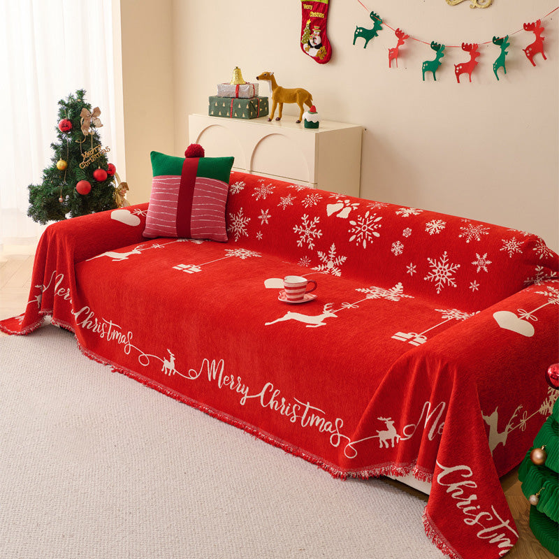 Omkeerbare kerstbankhoes