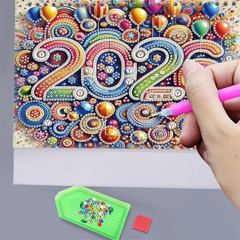 🎁2026 Nieuw binnen 50% KORTING💥: De eerste [100] klanten per dag ontvangen een [cadeau] / krijgen 50% korting🗓️2026 Staande bureaukalender DIY diamantkunstschilderij