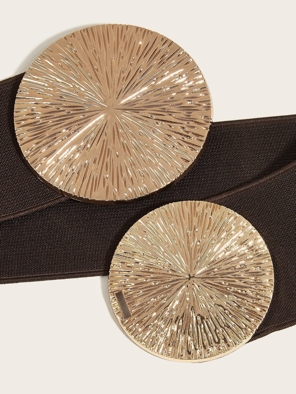 Vintage gouden gesp hoge elastische riem voor dames🎁