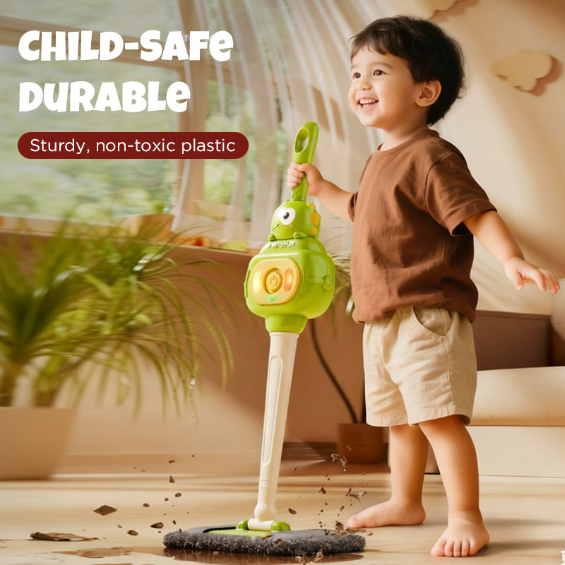 Creatieve kindermop met lichtjes en geluidjes