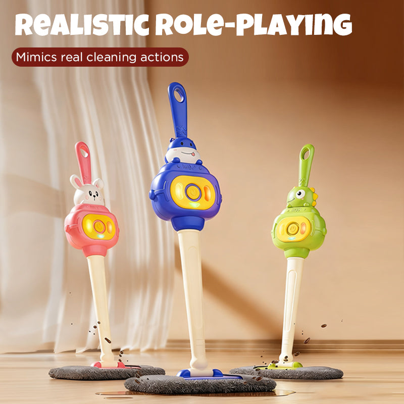 Creatieve kindermop met lichtjes en geluidjes