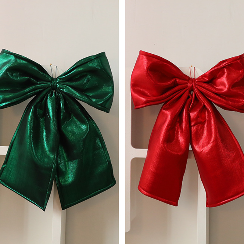 🔥 Kerstvoorverkoop 50% KORTING! ✨ Luxe Strik Versiering - Extra Lang Stroken, Zacht Fluweel, Feestelijke Sfeer 🎀🎄