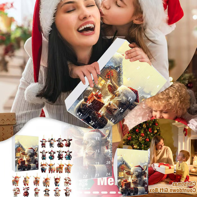 Adventskalender met Hoogland Koe Ontwerp