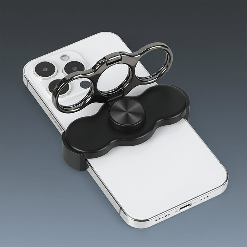 🔥Hot Sale🔥Dubbele ring met drie vingers en clip aan de achterkant