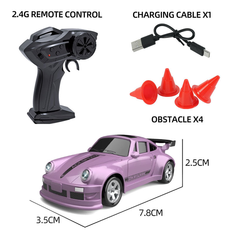 ✨ Superaanbieding Mini Raceauto Met Afstandsbediening – Drift Functie, 2.4G Technologie & Compact Ontwerp (Perfect voor Thuis & Buiten Races!)