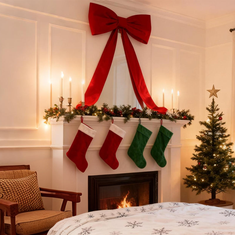 🎄 Extra grote kerststrik voor decoratie