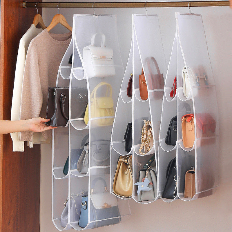 🎄Kerstpromotie 50% KORTING🔥Hangende handtas stofdichte organizer met 6/8 grote zakken