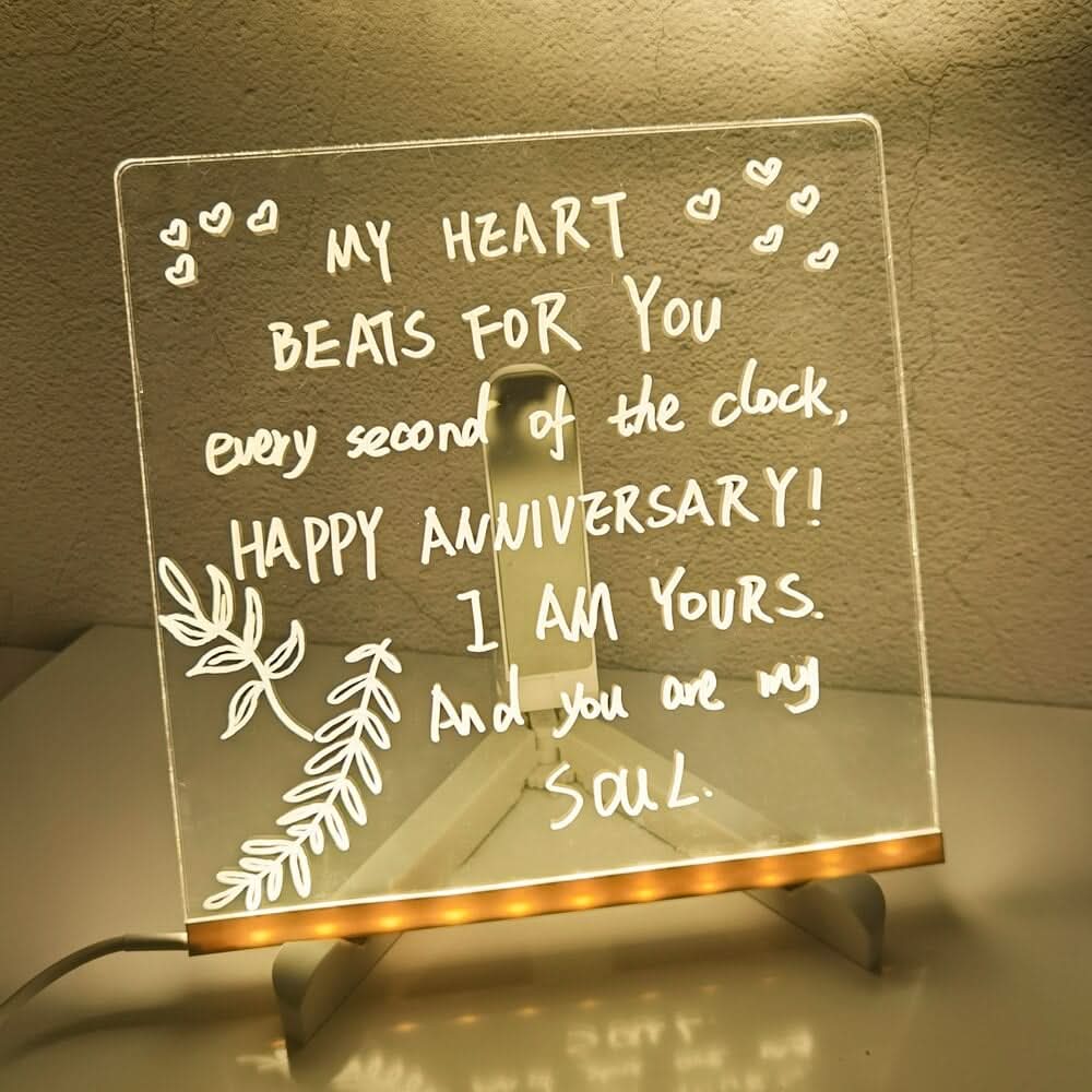 🎁 Perfect Sinterklaas Cadeau! 🎄 LED Lichtbord + 7 Gratis Pennen – Creatief & Gezellig!
