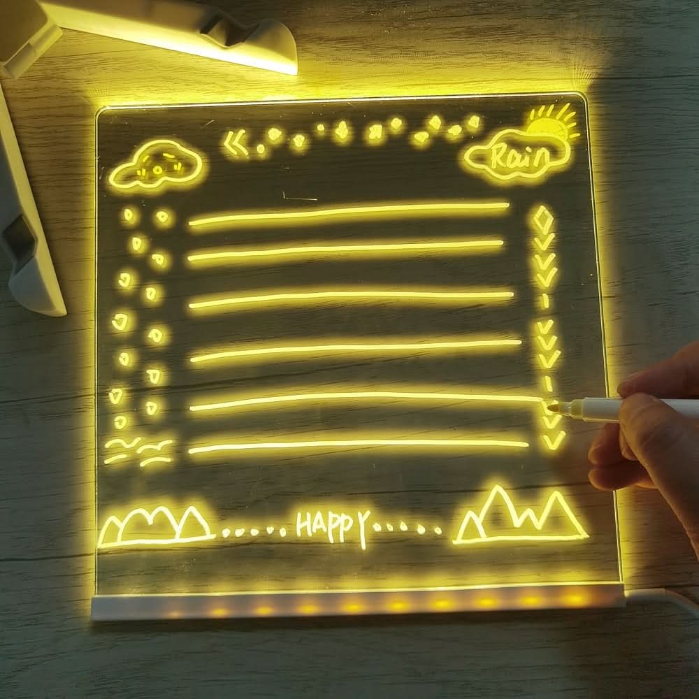 🎁 Perfect Sinterklaas Cadeau! 🎄 LED Lichtbord + 7 Gratis Pennen – Creatief & Gezellig!