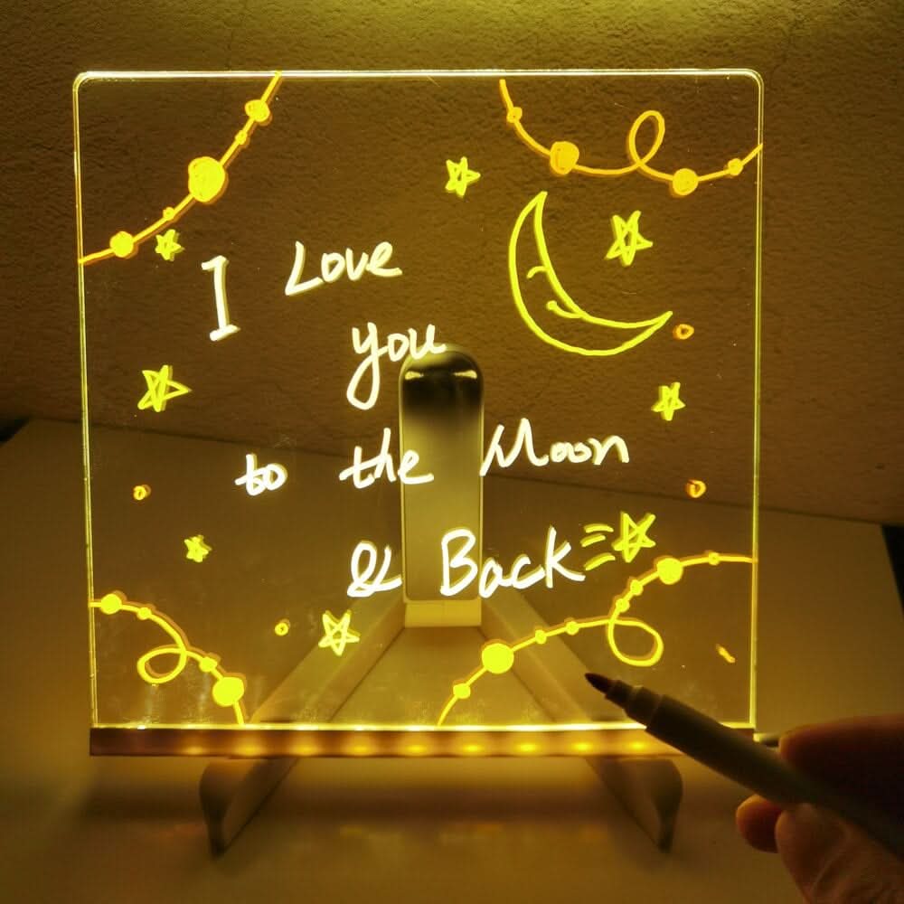🎁 Perfect Sinterklaas Cadeau! 🎄 LED Lichtbord + 7 Gratis Pennen – Creatief & Gezellig!