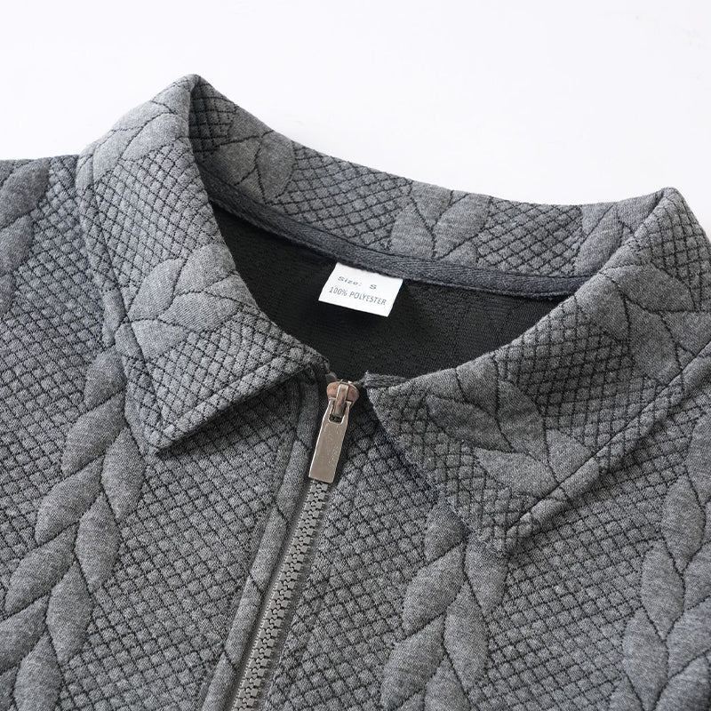 🔥 Heren Kabeltrui met Halve Rits – Comfort & Stijl voor Elke Gelegenheid ❄️