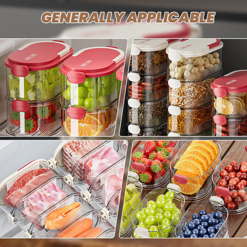 🔥 50% korting! 🌶️ Multi-laags Afgesloten Specerijen Organizer – Luchtdicht, stijlvol & ruimtebesparend voor elke keuken! 🧂✨