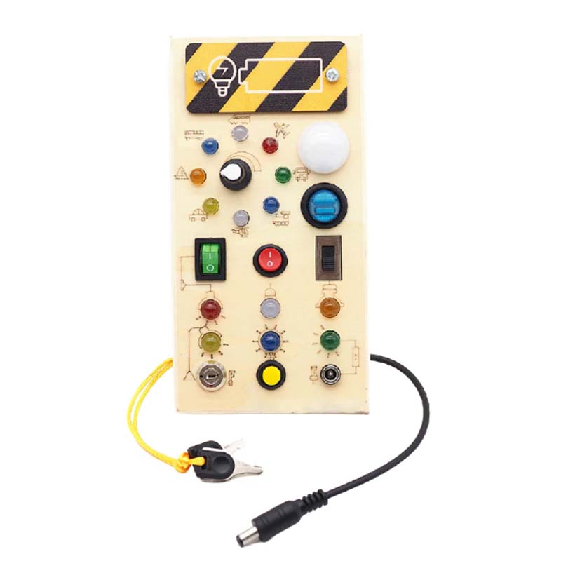 Houten speelgoedbord met LED-verlichting