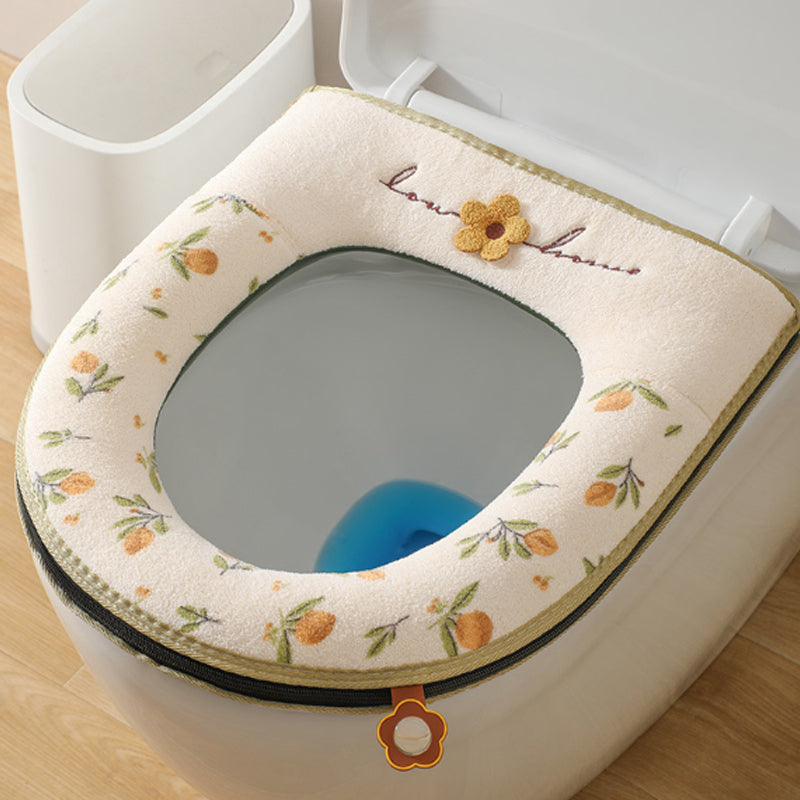Zachte pluche toiletbrilhoes met volledige omhulling