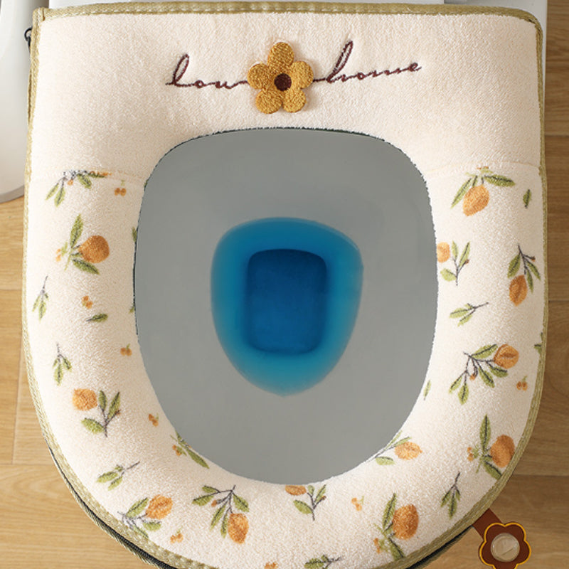 Zachte pluche toiletbrilhoes met volledige omhulling
