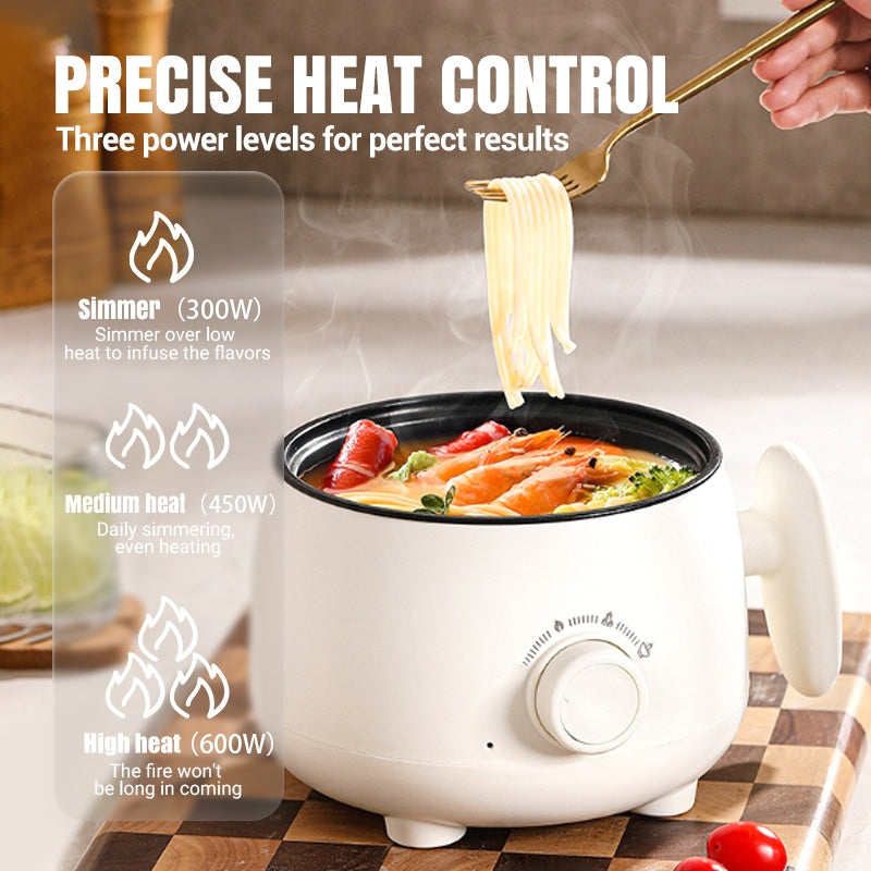 🔥 50% korting – Draagbare Multifunctionele Elektrische Pan! 🍲 6-in-1 Koken + Antiaanbaklaag + 3 Verwarmingsstanden